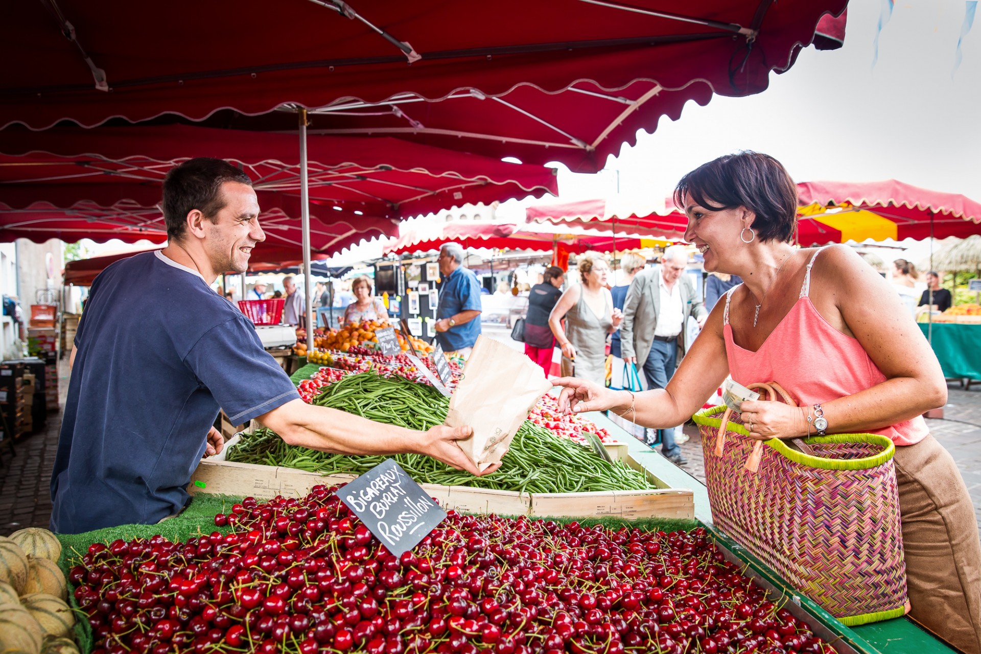 marché, marché traditionnel, marchés, jours de marché, marché de la destination pornic