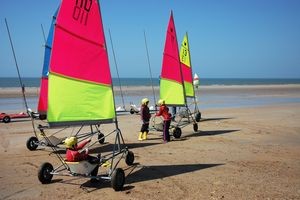 Sand sailing