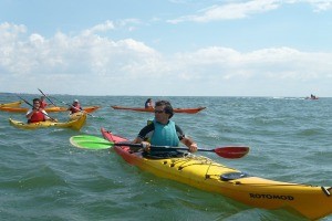 Kayaking and rowing