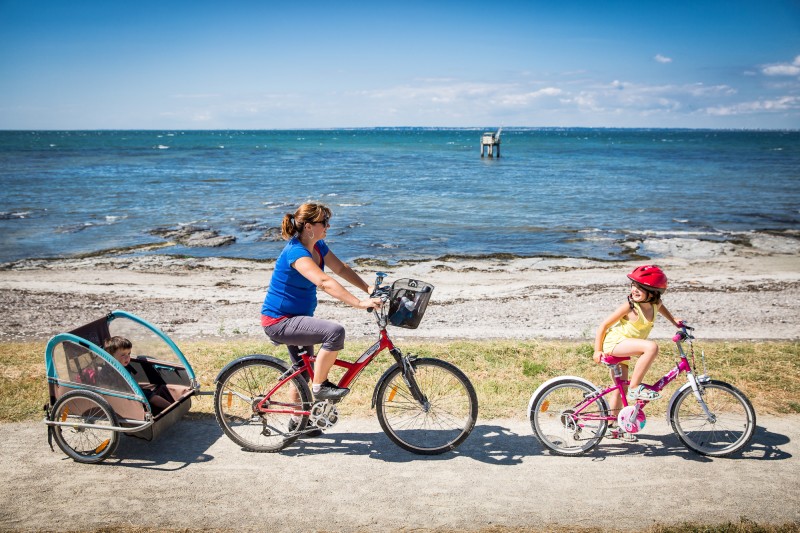 By bike