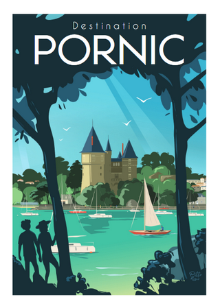 Affiche Destination Pornic