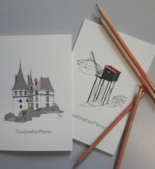 Carnet A5 et crayon Destination Pornic