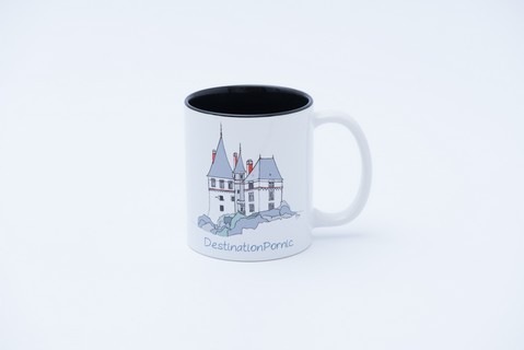 Mug château noir