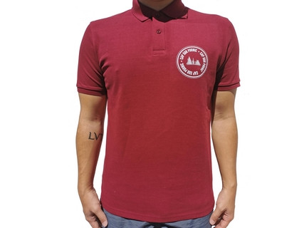 POLO HOMME BORDEAUX
