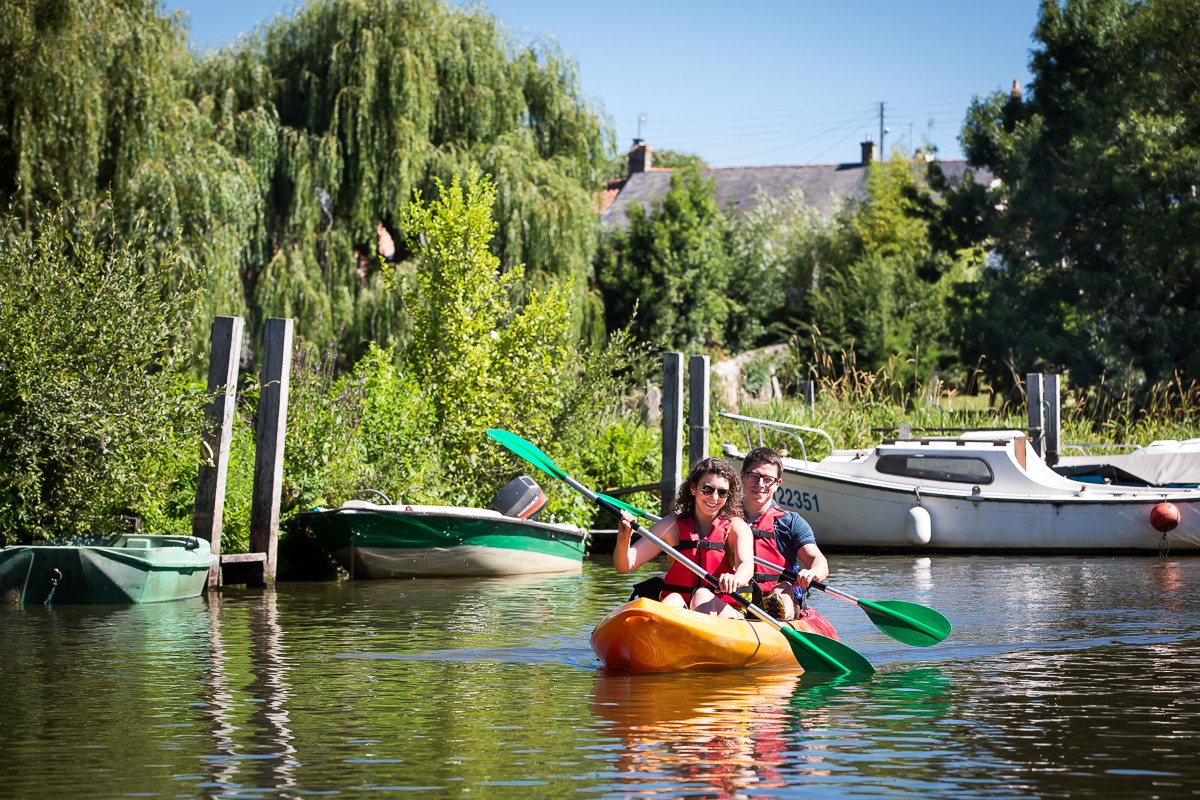 balade en kayak, balade en kayak en amoureux, kayak rivière, kayak acheneau, destination pornic