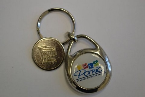 Porte clé jeton 