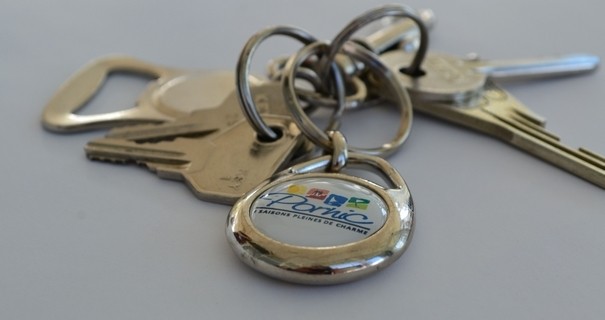 Porte clé jeton 