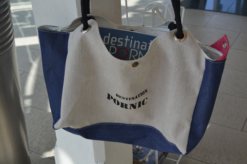Sac cabas bleu