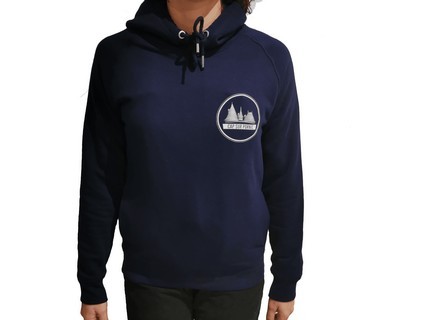SWEAT CAPUCHE ADULTE BLEU, CAP SUR PORNIC 