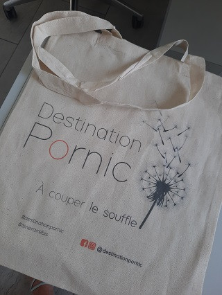 Tote bag Destination Pornic