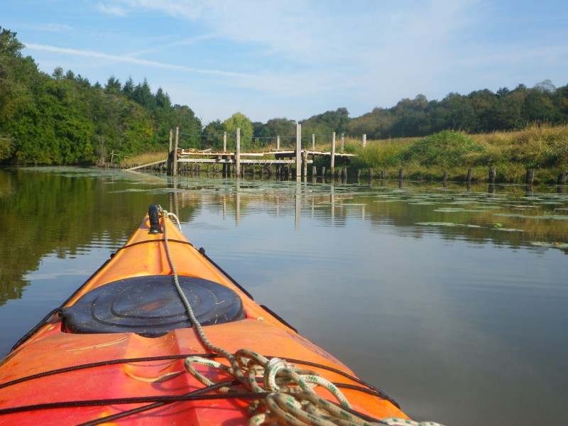 Balade en kayak sur l'Acheneau avec Kayak Nomade