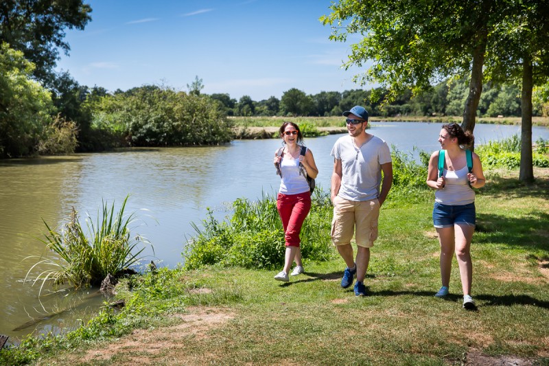 randonnée, cheix en retz, pêche à la ligne, pêche en rivière, acheneau, pierre tremblante