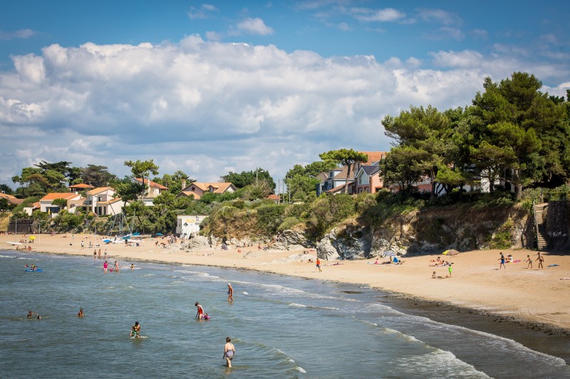 La plage du Cormier à la Plaine-sur-Mer