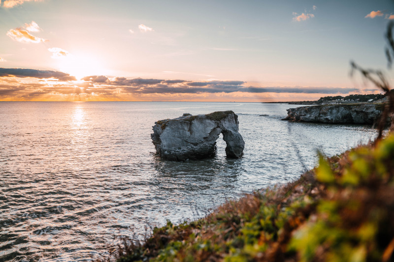 la roche percée, Roche percée Préfailles, patrimoine naturel Préfailles, point de vue panoramique