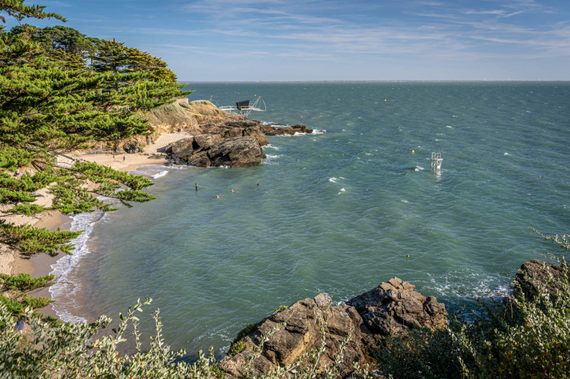 la birochère, plage de la birochère pornic, plage pornic, plage destination pornic