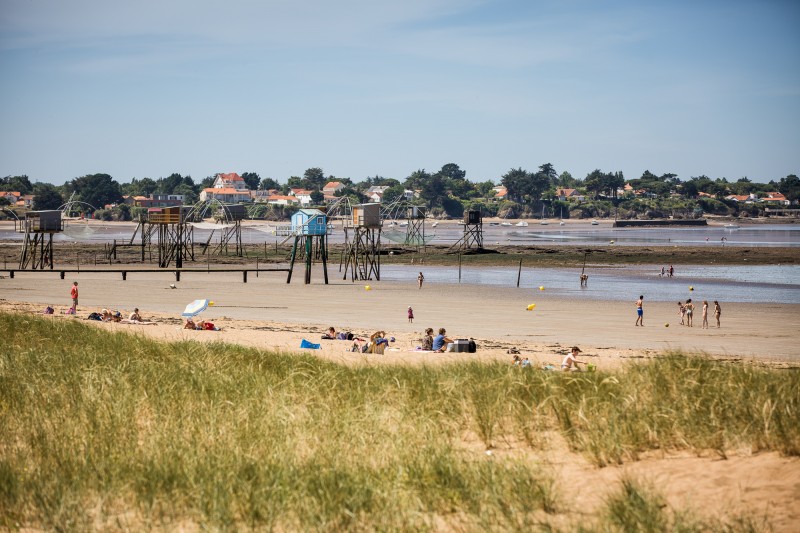 Destination pornic, Tharon, St michel, plage, pêcheries, paysage, sable, détente, dunes