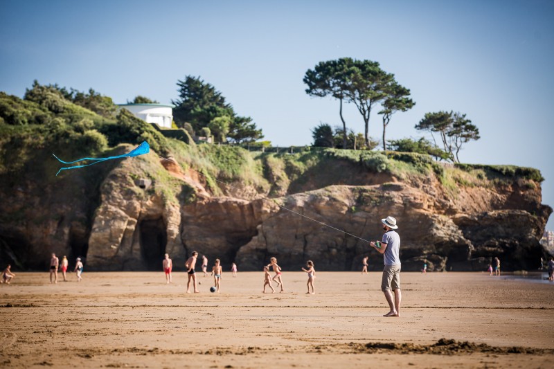 Destination pornic, St Michel, Tharon, plage, sable, gohaud, Terres rouges, zone protégée, détente