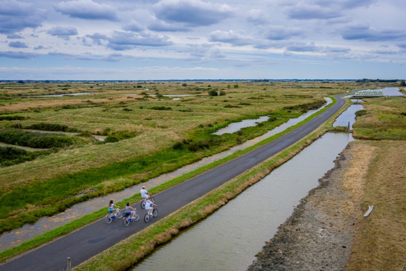 The Breton marshes of the Vendée at Villeneuve en Retz