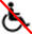 nicht zugänglich für Personen mit eingeschränkter Mobilität
