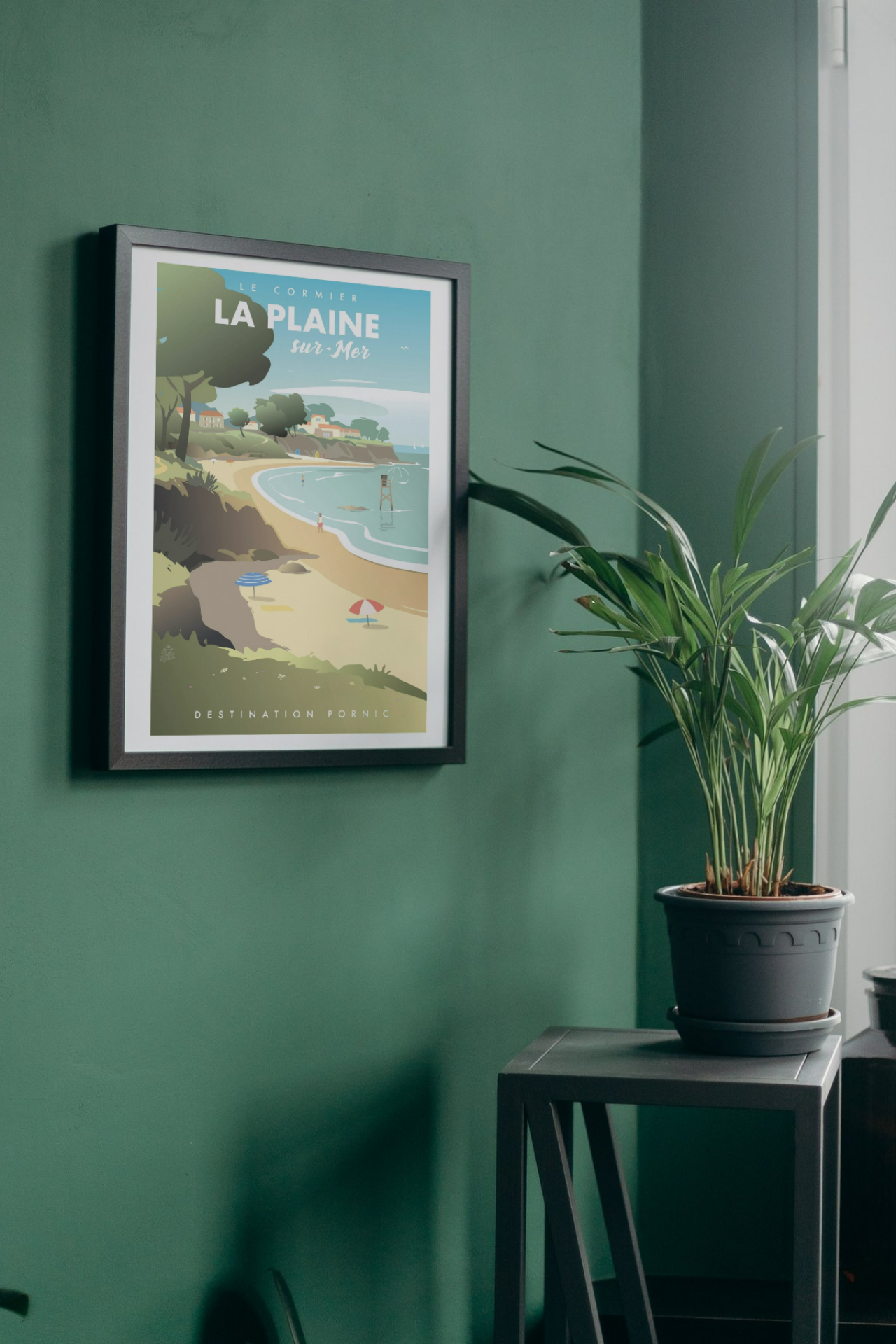 Affiche vintage Pitto Resco La Plaine-sur-Mer - &copy; Canva Pro