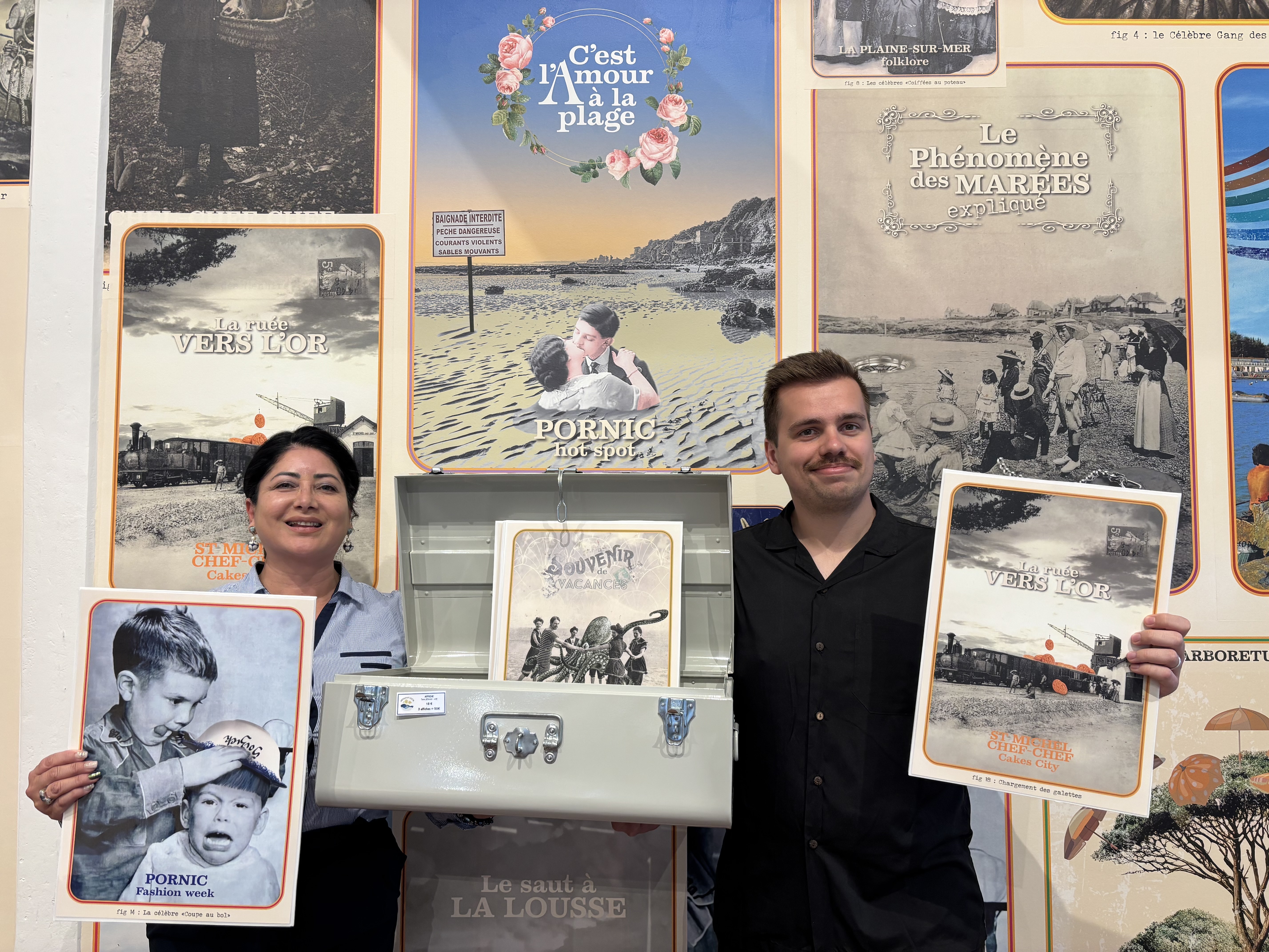 Affiches vintage Pornic - © Claudia Cassano Dromain