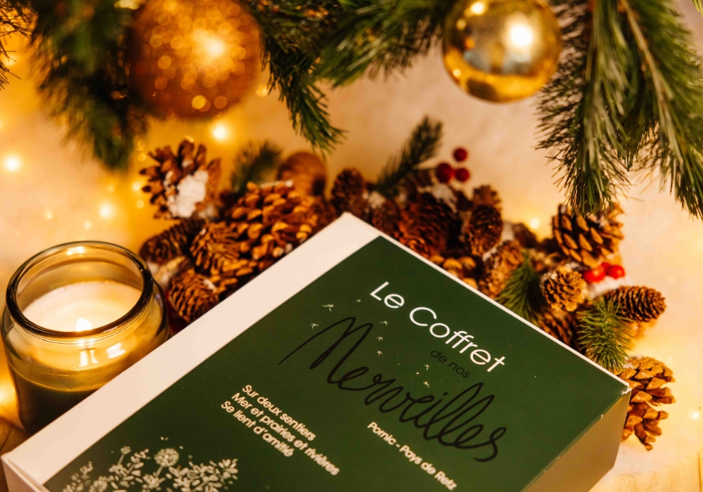 Coffret de nos Merveilles box cadeau local produits locaux loire-atlantique fin d'année - © Les Conteurs