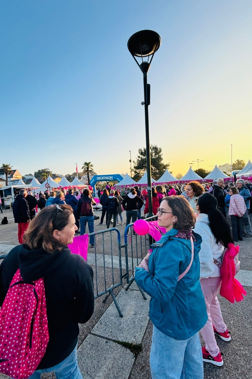 Destination Pornic mobilisation entreprise pour Octobre Rose cause cancer du sein sensibilisation association recherche évènement - © Lise Blondel