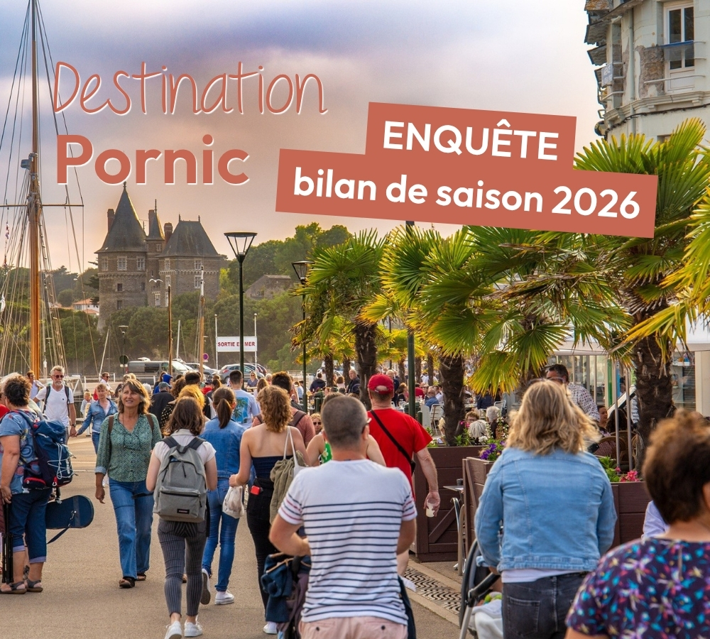 Enquête conjoncture saison estivale 2026 été tourisme Pornic Loire-Atlantique - &copy; Destination Pornic