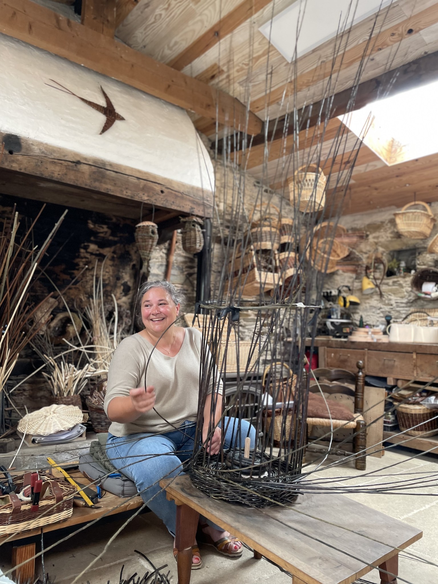 atelier vannerie Sainte Pazanne - &copy; Florence Forni