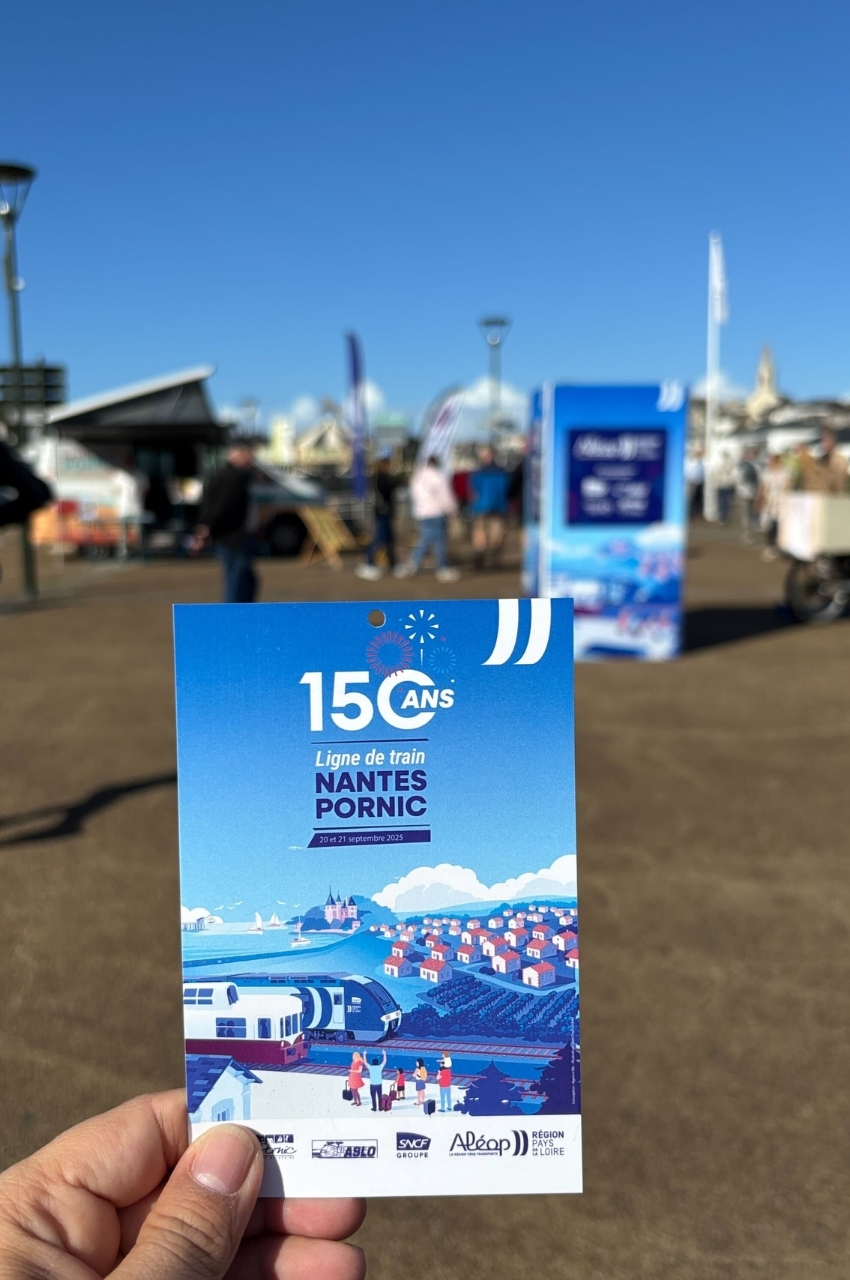 La ligne de train Nantes-Pornic fête ses 150 ans en 2025 SNCF TER - © Claudia Cassano Dromain