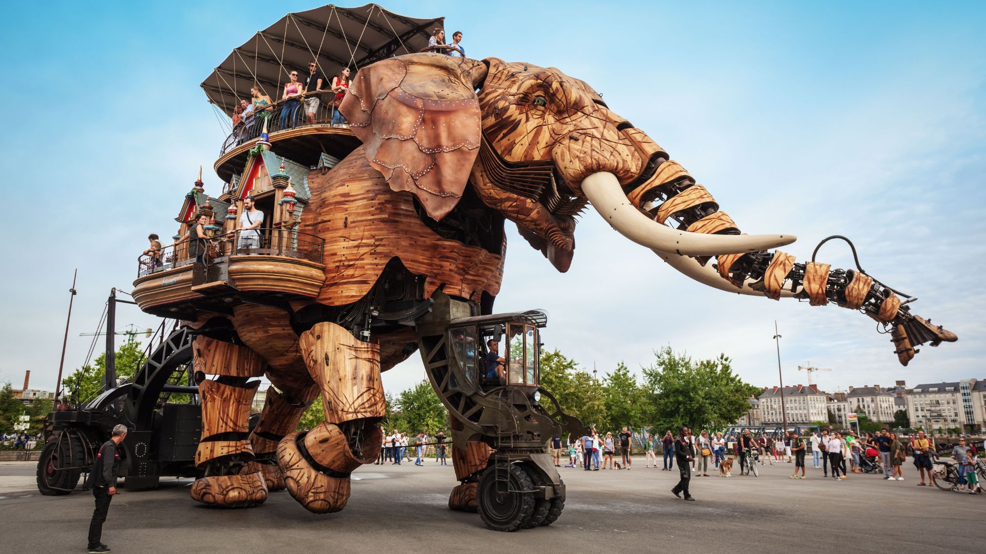 Les Machines de l'île Nantes éléphant visite famille - &copy; Andrey Getty Images
