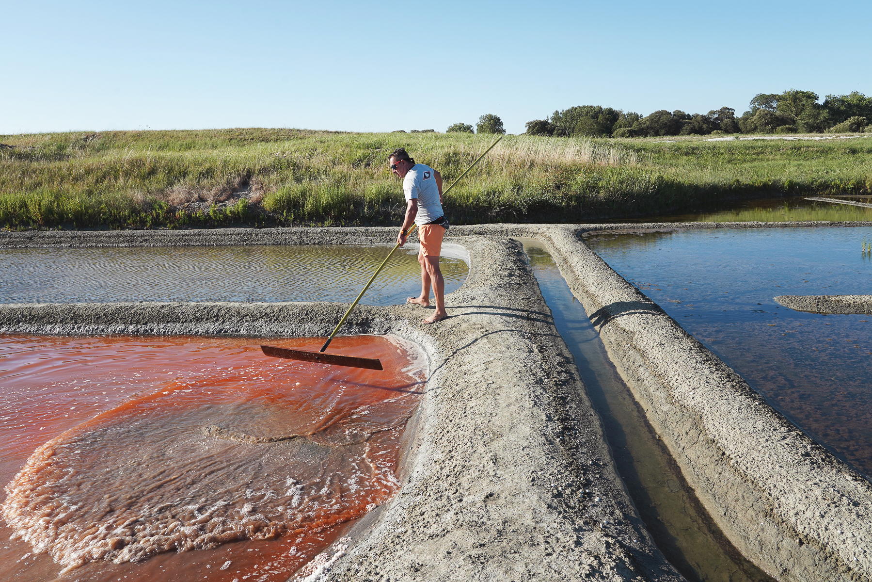 Les Salines de Millac Les Moutiers-en-Retz sel paludier marais océan atlantique marais salants - © Elise Fournier