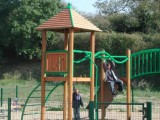 Val Saint-Martin play area - climbing wall