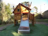 Aire de jeux Jardin de Gourmalon pornic cabane toboggan