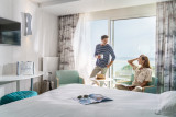 Alliance Pornic - Hôtel Thalasso & Spa double room with window and sun view