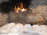 Atelier du pain pornic, four au feu de bois, fouées