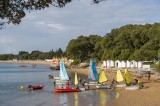 île de Noirmoutier, bois de la chaise, tourisme, plage, cabines, nautisme, bateau