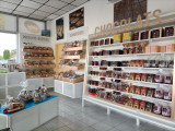 Laden, lokale Produkte, Brioche, Süßwaren, Gebäck, Verkauf, Schokolade