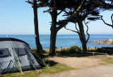 Camping Eléovic, emplacement vue mer