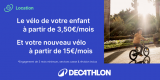 Decathlon vélo location magasin activité enfant