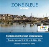 Disque bleu stationnement réglementée limitée gratuit zone bleu pornic