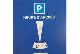 Disque pour zone bleue en vente à l'Office de tourisme intercommunal de Pornic