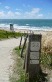 Entrée plage des Châtelets, plage, prefailles, chatelets, destination pornic, 