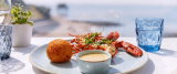 Homard breton rôti au safran beurre blanc