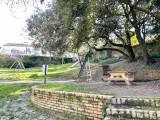 Jardin de Gourmalon avec table de pique-nique