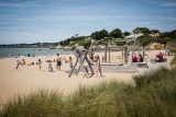 Strand, la Bernerie en Retz Strandhütten  Strandspiele