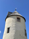Moulin de l'Arzelier à St Cyr en Retz avec sa nouvelle coiffe
