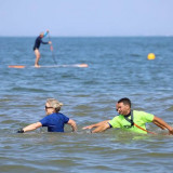 active walking in the water, activities, water sport, sea, walking, tharon, st mcihel, st michel chef, pornic	