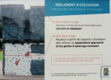 Mur d'escalade du Val Saint-Martin Pornic règlement d'utilisation