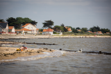 Plage du Pré-Vincent Maison pêcheurs Les Moutiers